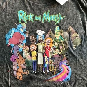 Rick and Morty Men's Adult Graphic Tee T-Shirt